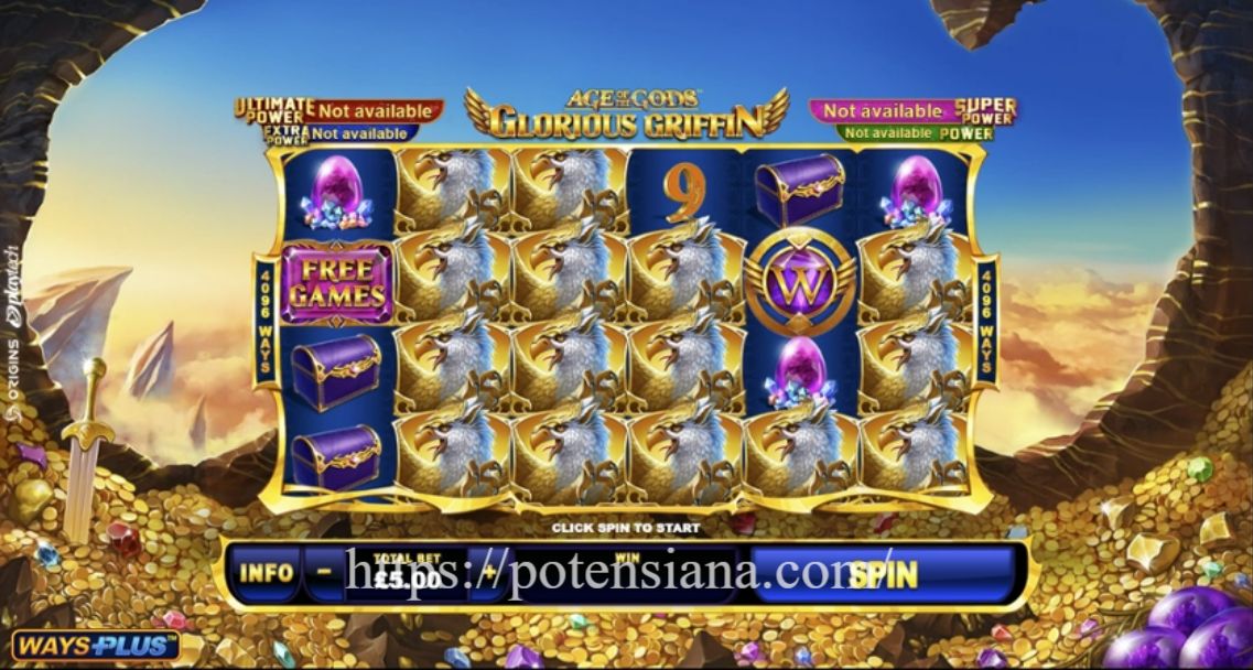 Read more about the article Age of the Gods: Glorious Griffin | Slot Bertema Griffin, Dewa, dan Dunia Mitologi